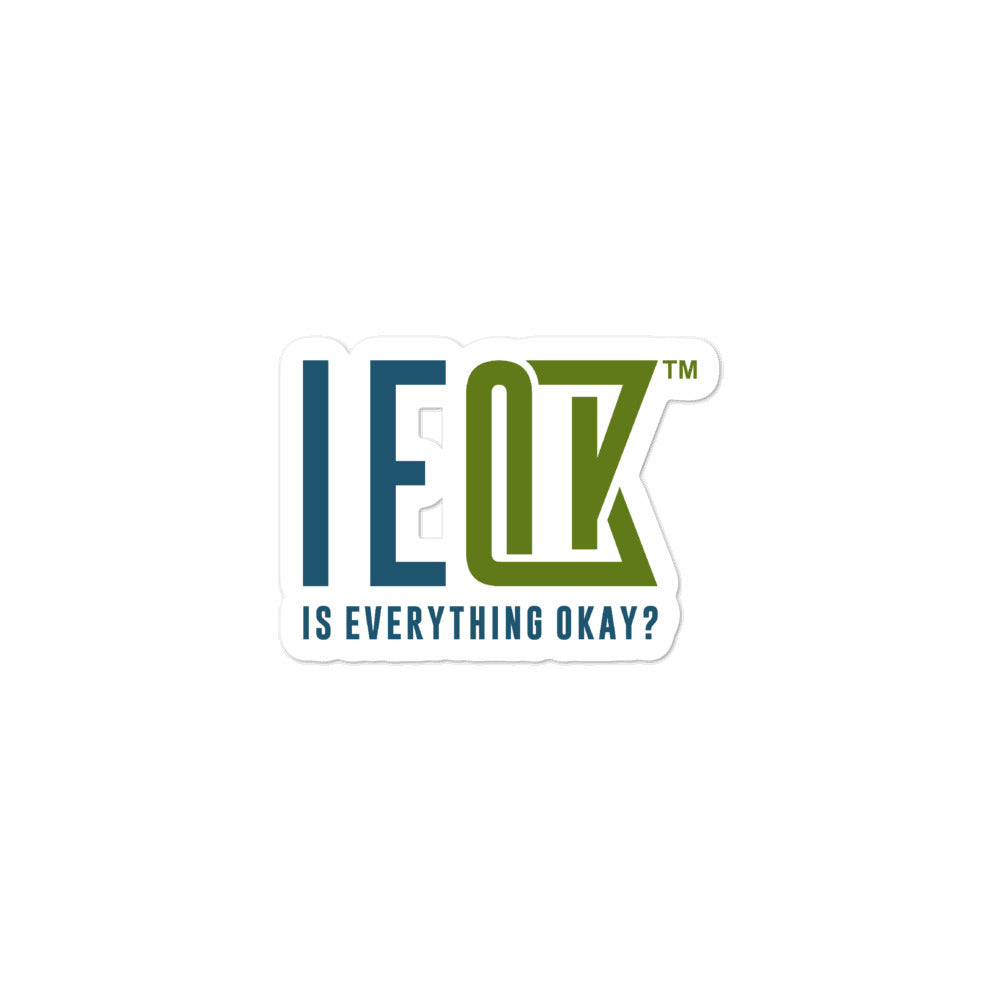 IEOK : Sticker - 2 Sizes - Logo (Blue/Green)